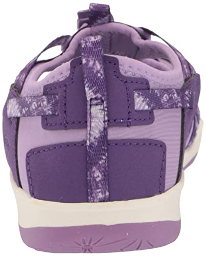 KEEN Moxie Closed Toe Casual Sandals, Multi/English Lavender, 1 US Unisex big kid