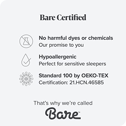 Bare Home Standard Pillow Sham Covers - Set of 2 - Premium 1800 Ultra-Soft Microfiber - Double Brushed - Bed Pillow Shams - Pillows Not Included (Set of 2, White)