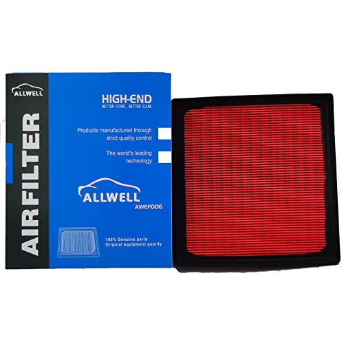 ALL WELL Engine Air Filter FITS Toyota Camry(2018-23),RAV4(19-23),Highlander(19-23),Avalon(2019-2022),Yaris(2021-22),Lexus ES350(2019-23),NX250(2022-23),CA12377,17801-25020,17801-F0050 NOT FOR HYBIRD