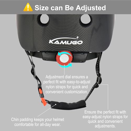 KAMUGO Toddler Helmet Kids Bike Helmet for Girls Boys Ages 2-8 Years,Toddler Bicycle Helmet Suitable for Skateboard Scooter Roller Skating Inline Roller Skating