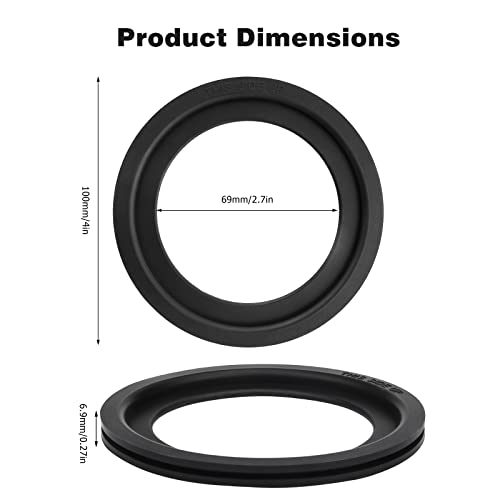 Tecreddy RV Toilet Seal Replacement for Dometic 300 310 320 Toilet Seal Gasket Kit - Replace Part #385311658