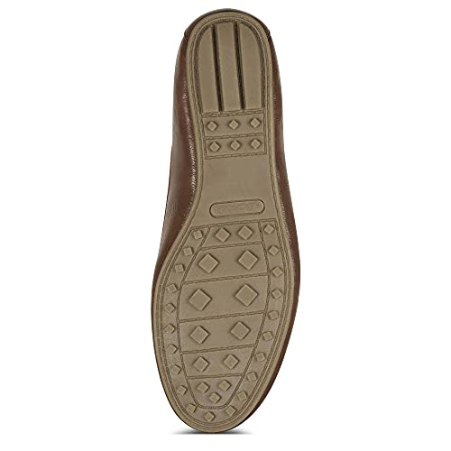 Aerosoles Women's Deanna Driving Style Loafer, DK TAN Combo, 9.5