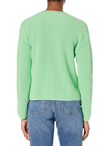 GAP Womens Textured Pullover Sweater Bright Aloe Global XS