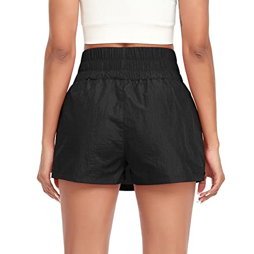 VUTRU Women's Tennis Skorts Athletic Quick-Dry Lightweight Golf Skorts Skirts with Phone Pockets Running Workout Skorts Black