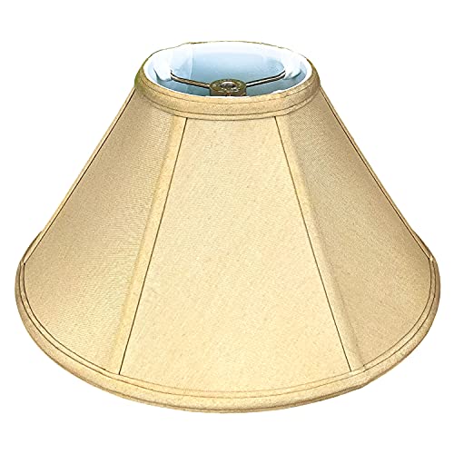 Royal Designs, Inc. Empire Lamp Shade, BS-706-12LNBG-2, Linen Beige, 4.5 x 12 x 7.5, Set of 2