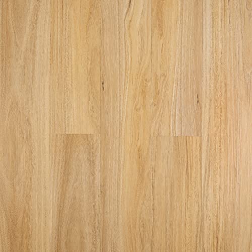 GreenFullHouse Vinyl Flooring - Laminate Flooring with 15.24cmx15.24cm,Peel and Stick Floor Tiles Self-Adhesive Flooring Planks,2.0mm 1 Piece Waterproof for Kitchen Living Room(Western Oak Sample)