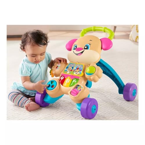 Fisher-Price Baby Toy Laugh & Learn Smart Stages Learn with Sis Walker with Music Lights & Activities for Infants Ages 6+ Months