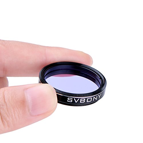 SVBONY Telescope Filter, 1.25 inches Planetary Filter for Astronomy Telescope Eyepiece, Increase Contrast and Reduce Light Pollution, for Lunar Planetary Observation and Astrophotography