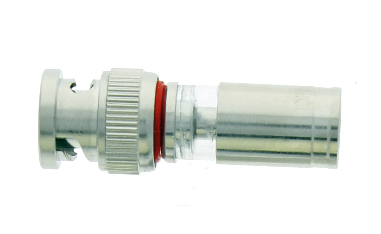 IDEAL Electrical 89-5047 BNC Compression Connectors, Coax Compression Connector for RG-59 Cable, 35 Connectors, Jar