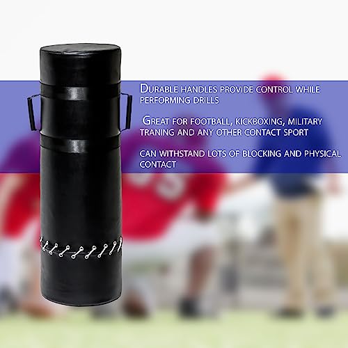Trademark Innovations 12lb Football Stand Up Blocking Dummy,Black