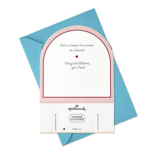 Hallmark Paper Wonder Displayable Pop Up Wedding Card (Just Married)