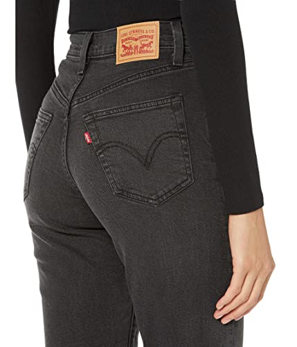 Levi's Women's Ribcage Straight Ankle Jeans, Medium Indigo Worn in, 32