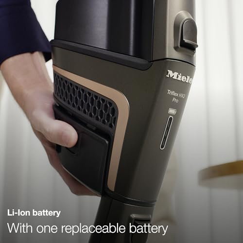 Miele Triflex HX2 Cordless Stick Vacuum Cleaner, 60 min runtime, Lotus White / Rose Gold