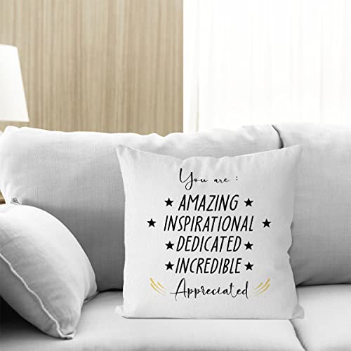 IWXYI Inspirational Gifts for Women,Inspirational You are Pillow Cover 18x18,Positive Cushion Pillow Case Home Decoration,Decorative Pillowcase for Home Decor