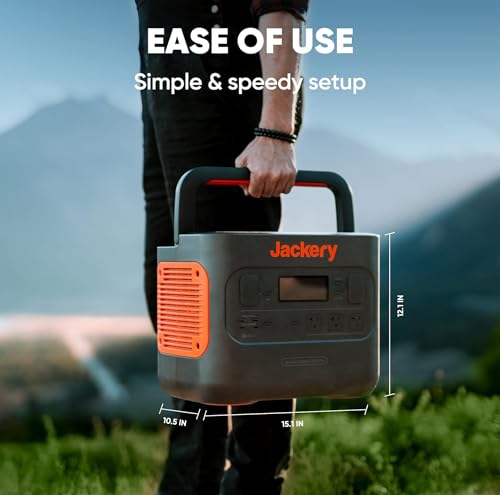 Jackery Explorer 2000 PRO Portable Power Station, 2160Wh Capacity with 3x2200W AC Outlets, Fast Charging, Solar Generator for Home Backup, Emergency, RV Outdoor Camping (Solar Panel Optional)