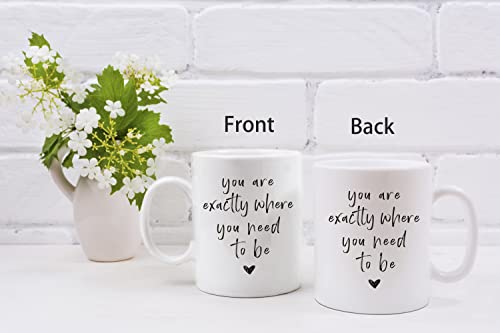 QASHWEY Always Remember You Are Braver Than You Think Coffee Mugs Mug, Inspirational Gifts for Women Girls Wife Her Sister Mom Girlfriend, Birthday Gift Double Side Printed Ceramic Mug Cup 11 Ounce