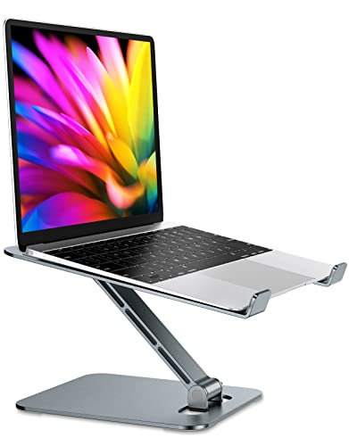 RIWUCT Foldable Laptop Stand, Height Adjustable Ergonomic Computer Sta
