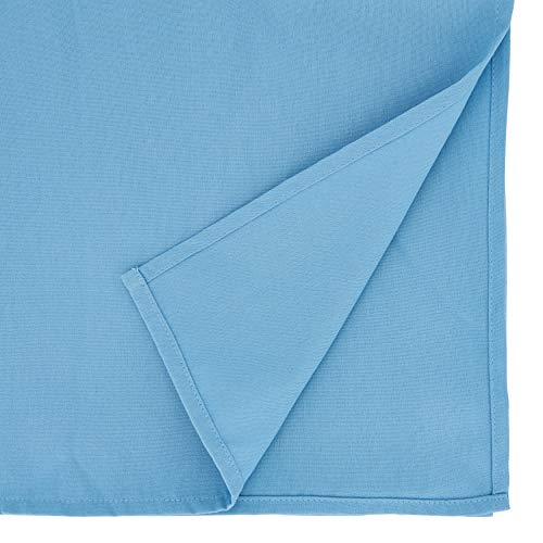 SARO LIFESTYLE Collection Casual Design Everyday Tablecloth, 90" x 156", Aqua