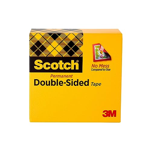 Scotch Double Sided Tape, 0.75 in. x 1296 in., 1 Roll