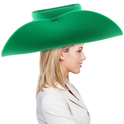 FUNSTITUTION Cowboy Hat - Giant Foam Hat - Oversized Silly, Funny Hat - Black - For Adults and Kids