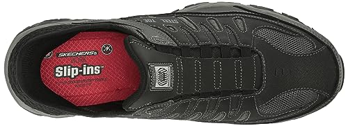 Skechers Men's Hands Free Slip-ins Cankton-Faison St Industrial Shoe, BLK, 10 Wide