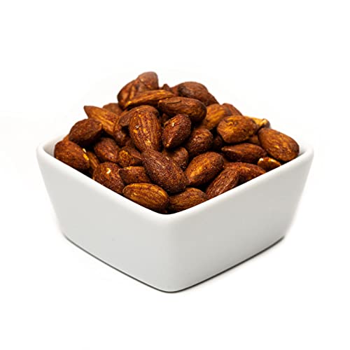 Jake's Nut Roasters - Sweet & Salty Mixed Pack of Almonds (4 Pack) Whole Dry Roasted Seasoned Almonds Variety Pack - Includes Maple, Barbecue, Bleu Cheese and Mesquite Smoked Flavors