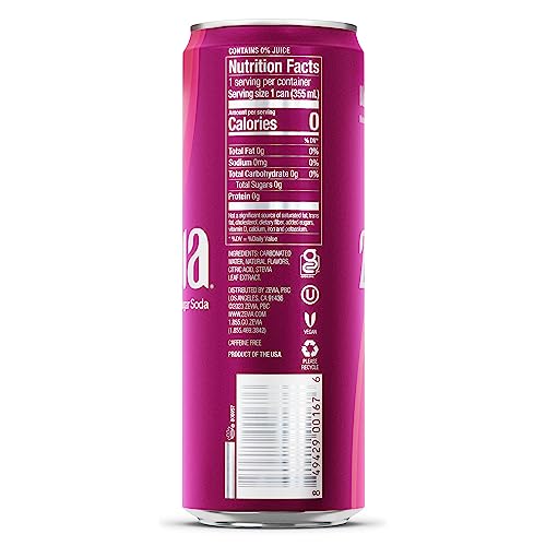 Zevia Zero Calorie Soda, Mountain Zevia, 12 Ounce Cans (Pack of 6)