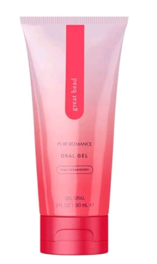 Great Head- Oral Gel Pink Strawberry- Relax Throat, Curb Gag Re-Flex 3 fl oz