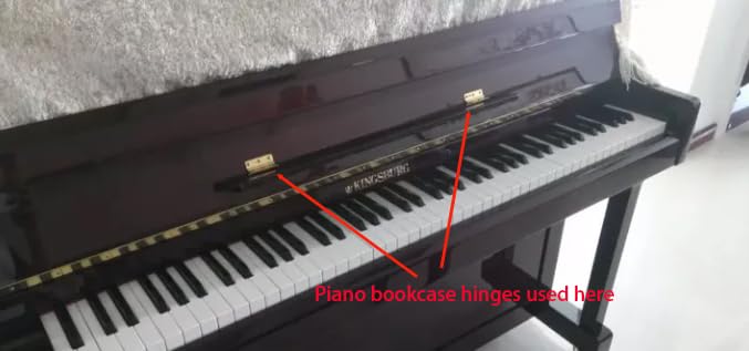 XUYIYUE Piano Music Table Hinge Brass Hinge Straight Edge Upright Piano Accessories