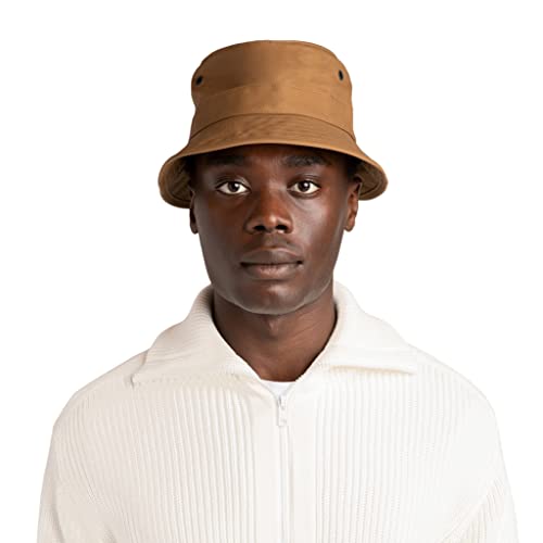 Tilley Waxed Bucket Hat, British Tan, Small