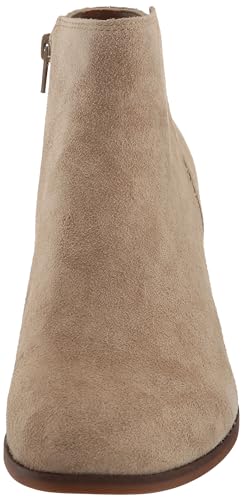 Lucky Brand Women's Zorla Wedge Bootie Ankle Boot, Black Suede, 10