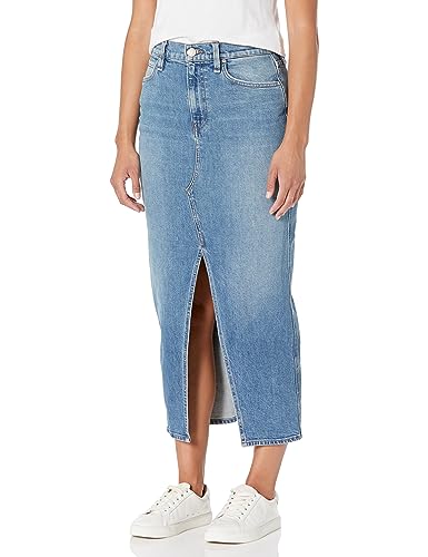 HUDSON Women's Reconstructed Midi Skirt, Zion