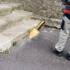 Ivation 320,000 BTU Propane Torch, Heavy Duty Weed Burner, Extra Long 12’ Hose, Adjustable Flame Control, Outdoor Weed Killer for Weeds, Snow Melting, Roofing, Roads & More