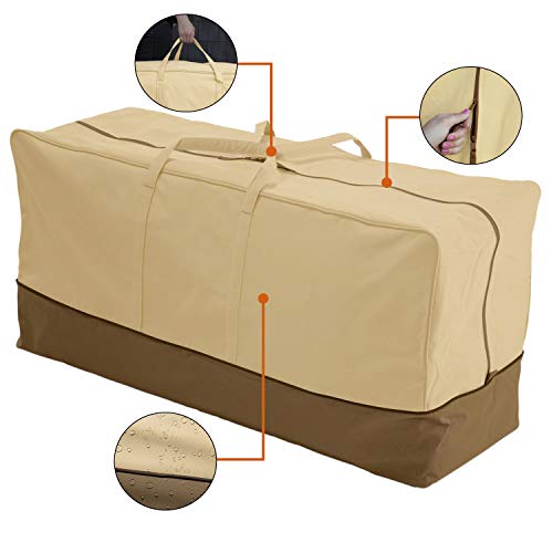 Classic Accessories Veranda Water-Resistant 45.5 Inch Patio Cushion and Cover Storage Bag, Patio Furniture Covers