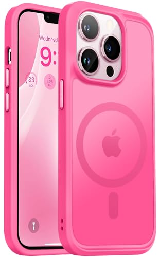 Vooii for iPhone 13 Pro Phone Case, iPhone 13 Pro Magnetic Case [Compatible with Magsafe] Translucent Matte Shockproof Women Men Girl Protective Case Cover for iPhone 13 Pro 6.1", Midnight Green