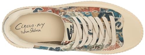 Circus NY by Sam Edelman Women's Tatum Sneaker, Natural Multi, 6