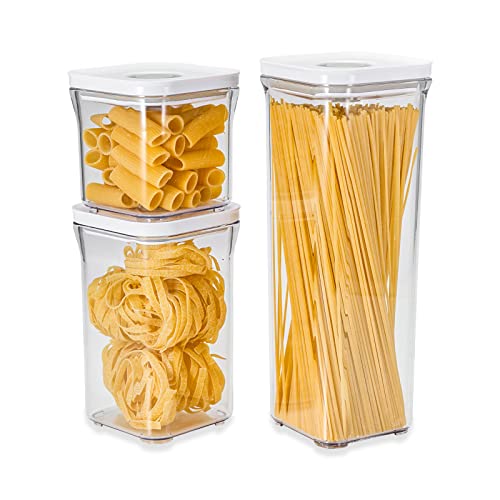 VAKUEN Premium Airtight Food Storage Containers, Square-S 3PC-SET, Sma