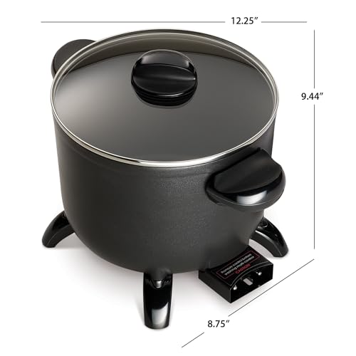 Presto 06006 Kitchen Kettle Multi-Cooker/Steamer, Black