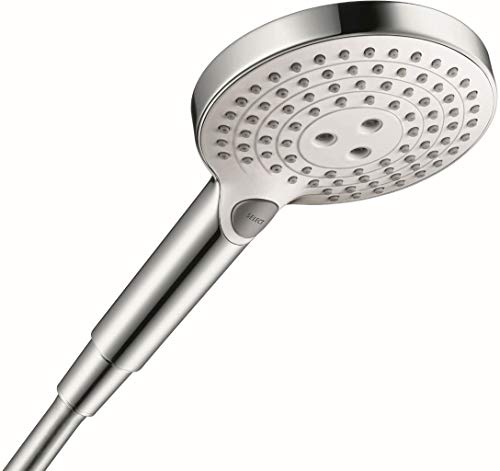 hansgrohe Raindance Select S Easy Install 5-inch Handheld Shower Head Modern 3 Whirl, Rain, RainAir 04529400
