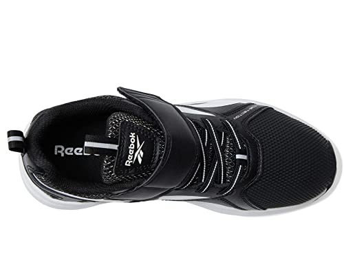 Reebok Boy's Durable XT Running Shoe, Black/White, 10.5 Little Kid