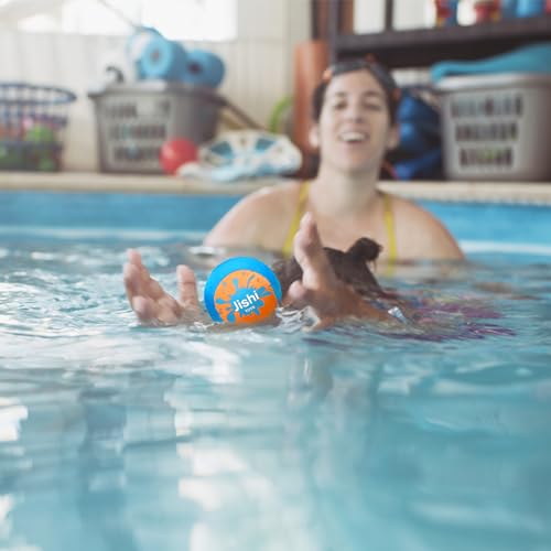 Jishi Water Skipping Ball Set, Pool Toys for Beach Ocean River Lake Outdoor Travel Swim Play, Outside Water Bounce Sports Games & Activities for Kids Teens Adults and Family, Fun Summer Gifts for Boys