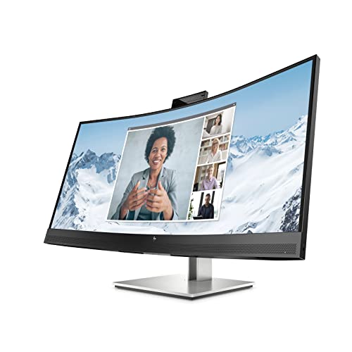 HP E34m G4 34" WQHD Curved Screen LED LCD Monitor - 21:9 - Black