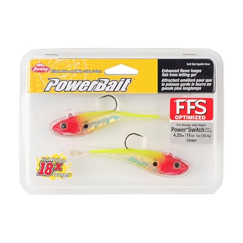 Berkley PowerBait Power Switch Fishing Bait, HD Yellow Perch, 5in, Irresistible Scent and Flavor, Ideal for Bass, Walleye, Panfish, Trout and More