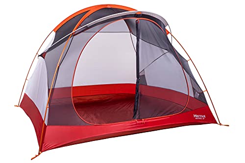 Marmot Midpines 4-Person Tent | Weather-Resistant and Durable, Orange Spice/Arona