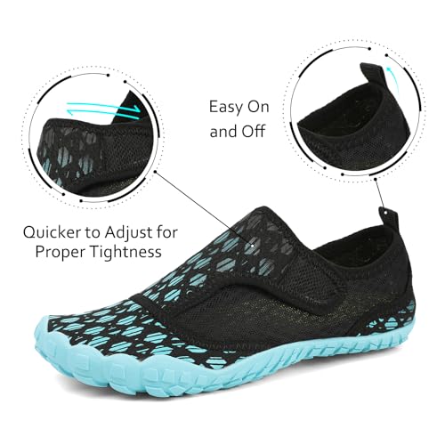 Water Shoes Mens Womens Quick-Dry Barefoot Swim Beach Pool Shoes Aqua Yoga Socks for Hiking Walking Diving Surf Outdoor Water Sports