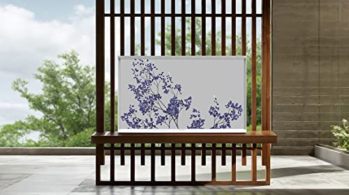 SAMSUNG 43-Inch Class The Serif LS01B Series - QLED 4K, I-Shaped Design, Anti-Reflection Matte Display, -Portable Easel -Stand, Ambient Mode+ Smart -TV -w/ Alexa Built-in (QN43LS01BAFXZA,Latest Model)