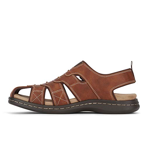 Dockers Mens Searose Outdoor Sport Fisherman Sandal Shoe Rust, 10