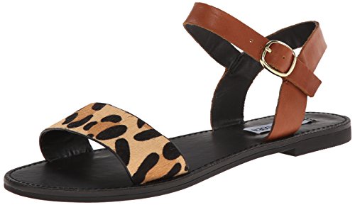 Steve Madden Women's Donddi Sandal, Bone Leather, 9.5 M US