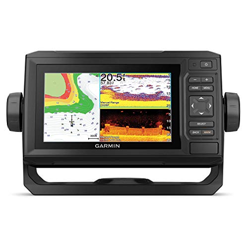 Garmin ECHOMAP UHD 63cv, Keyed Chartplotter with U.S. LakeVü g3 and GT24UHD-TM transducer