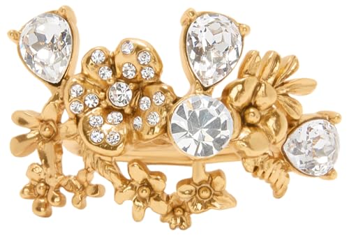 Oscar de la Renta, Flower Garden Ring, Gold